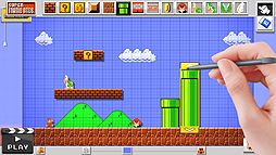画像ギャラリー No.003のサムネイル画像 / ［E3 2014］「Mario Maker」プレイレポート。普通のコースからエグいコースまで，直感的な操作で思いのままにデザイン可能