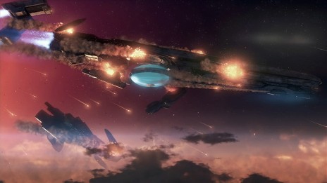 画像ギャラリー No.004のサムネイル画像 / 「XenobladeX」の最新スクリーンショットが公開。惑星ミラの美しい風景をバックに繰り広げられるバトルシーンは必見