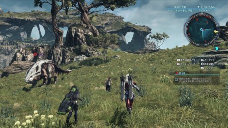 画像ギャラリー No.014のサムネイル画像 / 「XenobladeX」の最新スクリーンショットが公開。惑星ミラの美しい風景をバックに繰り広げられるバトルシーンは必見