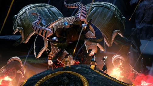 画像ギャラリー No.002のサムネイル画像 / ［E3 2014］4人Co-opに対応したシリーズ最新作「Lara Croft and the Temple of Osiris」。襲いかかるトラップをかいくぐるトレイラーが公開