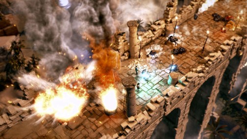 画像ギャラリー No.004のサムネイル画像 / ［E3 2014］4人Co-opに対応したシリーズ最新作「Lara Croft and the Temple of Osiris」。襲いかかるトラップをかいくぐるトレイラーが公開