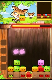 画像ギャラリー No.005のサムネイル画像 / 思考するもよし，直感で挑むもよし。Android向け落ちものパズル「ねこねこフルーツ♪」を紹介する「（ほぼ）日刊スマホゲーム通信」第582回