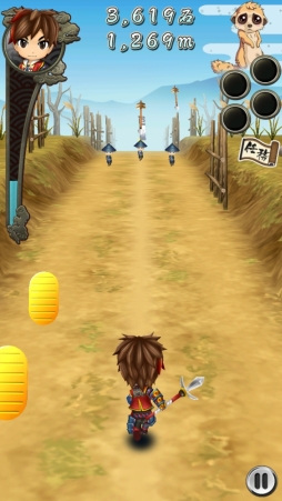 画像ギャラリー No.004のサムネイル画像 / スマホ向け「戦国RUN」が配信開始。アナウンサーがキャラボイスを担当