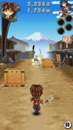 画像ギャラリー No.005のサムネイル画像 / スマホ向け「戦国RUN」が配信開始。アナウンサーがキャラボイスを担当