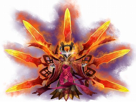 画像ギャラリー No.001のサムネイル画像 / 「FINAL FANTASY EXPLORERS」に新召喚獣「アマテラス」が登場。7本の剣と和風のテイストが特徴的