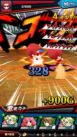 画像ギャラリー No.009のサムネイル画像 / 激突力を持て余しているあなたはぜひご入学を。妙に熱いスマホ向け引っ張りアクション「激突!ブレイク学園」を紹介