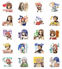 画像ギャラリー No.001のサムネイル画像 / 「不思議の国の冒険酒場」のキャラクター達がLINEスタンプに登場