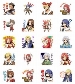 画像ギャラリー No.002のサムネイル画像 / 「不思議の国の冒険酒場」のキャラクター達がLINEスタンプに登場