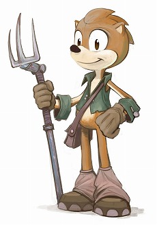 画像ギャラリー No.013のサムネイル画像 / 「ソニックトゥーン（仮称）」，Wii U版でプレイヤーが訪れる村の情報が公開。個性豊かな住民達のプロフィールも