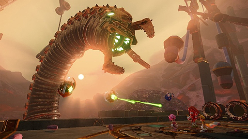 画像ギャラリー No.006のサムネイル画像 / 「ソニックトゥーン」は12月18日発売。Wii U版の副題は「太古の秘宝」，3DS版は「アイランドアドベンチャー」に決定