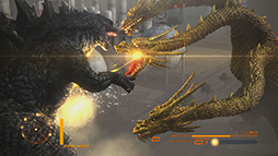 画像ギャラリー No.003のサムネイル画像 / 「ゴジラ-GODZILLA-」のPV第2弾が公開に。おなじみのテーマに乗せて，「災害レベル」の概要やキングギドラら怪獣達との戦闘シーンを紹介
