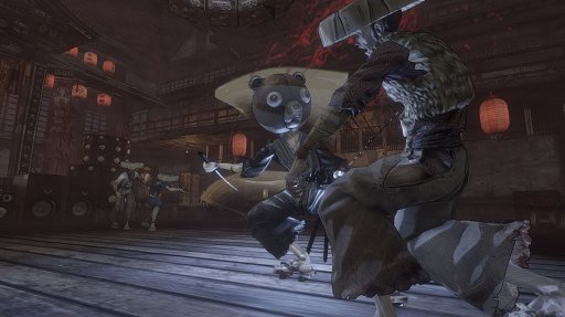 画像ギャラリー No.004のサムネイル画像 / ［gamescom］「Afro Samurai 2: Revenge of Kuma」は，くまさんヘルメット男の主人公がさまざまな戦闘スタイルで戦うアクションに