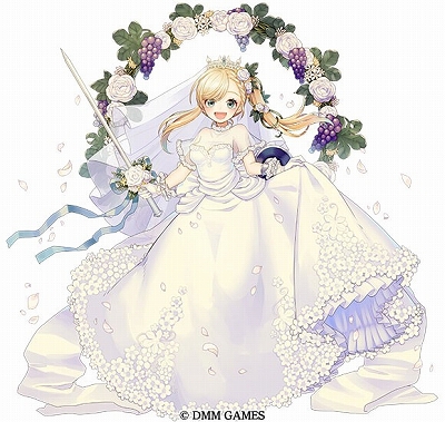 画像ギャラリー No.005のサムネイル画像 / 「御城プロジェクト:RE」,花嫁衣装の城娘が登場&ジューンブライドキャンペーンが開催
