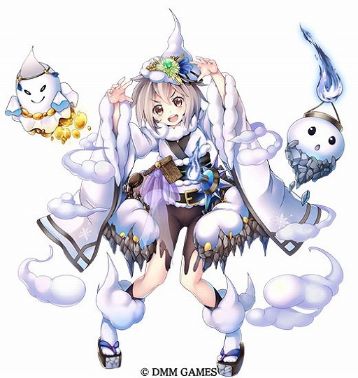 画像ギャラリー No.004のサムネイル画像 / 「御城プロジェクト:RE」,肝試し衣装の城娘たちが登場する「真夏の納涼キャンペーン」を開催