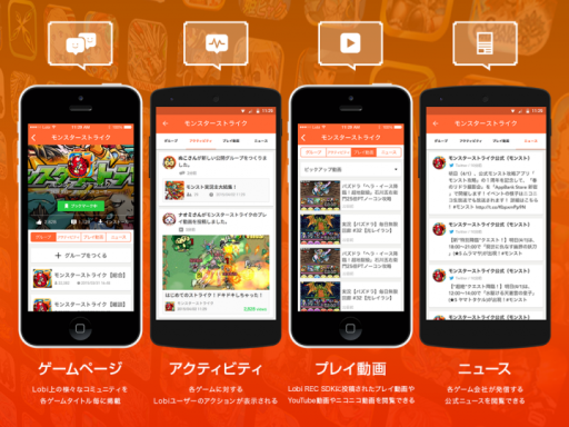 画像ギャラリー No.001のサムネイル画像 / 「Lobi」がメジャーアップデート。アクティビティ機能など,3つの新機能を追加