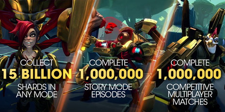 画像ギャラリー No.002のサムネイル画像 / 「バトルボーン」OBTは200万人以上が参加。チャレンジは5日で達成され，3キャラクターのゴールドスキン配布が決定