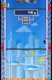 画像ギャラリー No.008のサムネイル画像 / 連続ジャンプでジャンパーズハイに!? スマートフォン向けジャンプクライミングゲーム「壁蹴りサスケ」を紹介する「(ほぼ)日刊スマホゲーム通信」第627回