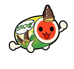 画像ギャラリー No.004のサムネイル画像 / 「太鼓の達人 キミドリVer.」明治とのコラボ企画「きのたけ合戦」を9日から開催