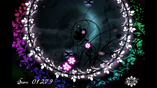 画像ギャラリー No.003のサムネイル画像 / 闇夜に舞う幻想的な音楽と美しい花。iOS向け音楽ゲーム「Dazzling Night」を紹介する「(ほぼ)日刊スマホゲーム通信」第591回