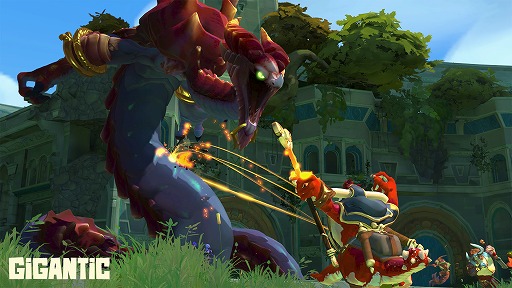画像ギャラリー No.002のサムネイル画像 / チーム対戦ゲームにモンスターファイトを加えたオンラインアクション「Gigantic」のアナウンストレイラーが公開