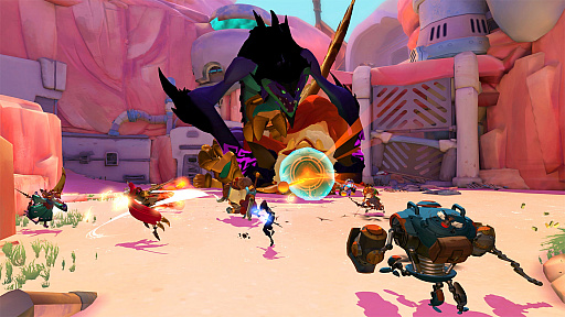 画像ギャラリー No.002のサムネイル画像 / 巨大なモンスターと共に戦うFree-to-PlayのMOBA「Gigantic」のローンチトレイラーが公開