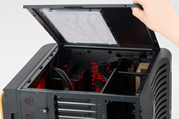 画像ギャラリー No.046のサムネイル画像 / 【PR】低負荷時にファン回転の止まるGTX 980カード「STRIX-GTX980-DC2OC-4GD5」を使って，超絶静かな小型ゲームPCを自作してみた