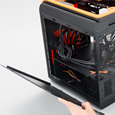 画像ギャラリー No.050のサムネイル画像 / 【PR】低負荷時にファン回転の止まるGTX 980カード「STRIX-GTX980-DC2OC-4GD5」を使って，超絶静かな小型ゲームPCを自作してみた