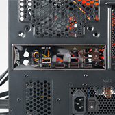 画像ギャラリー No.056のサムネイル画像 / 【PR】低負荷時にファン回転の止まるGTX 980カード「STRIX-GTX980-DC2OC-4GD5」を使って，超絶静かな小型ゲームPCを自作してみた