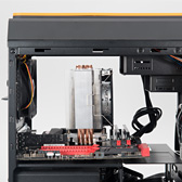 画像ギャラリー No.057のサムネイル画像 / 【PR】低負荷時にファン回転の止まるGTX 980カード「STRIX-GTX980-DC2OC-4GD5」を使って，超絶静かな小型ゲームPCを自作してみた
