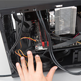 画像ギャラリー No.073のサムネイル画像 / 【PR】低負荷時にファン回転の止まるGTX 980カード「STRIX-GTX980-DC2OC-4GD5」を使って，超絶静かな小型ゲームPCを自作してみた