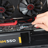 画像ギャラリー No.076のサムネイル画像 / 【PR】低負荷時にファン回転の止まるGTX 980カード「STRIX-GTX980-DC2OC-4GD5」を使って，超絶静かな小型ゲームPCを自作してみた