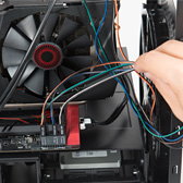 画像ギャラリー No.078のサムネイル画像 / 【PR】低負荷時にファン回転の止まるGTX 980カード「STRIX-GTX980-DC2OC-4GD5」を使って，超絶静かな小型ゲームPCを自作してみた