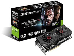 画像ギャラリー No.001のサムネイル画像 / 低負荷時にファン回転が止まるASUS製GTX 980・970・960カードに「MGSV: GROUND ZEROES」の無料クーポン付きモデルが登場