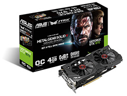画像ギャラリー No.003のサムネイル画像 / 低負荷時にファン回転が止まるASUS製GTX 980・970・960カードに「MGSV: GROUND ZEROES」の無料クーポン付きモデルが登場