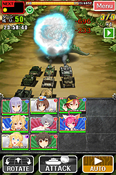 画像ギャラリー No.040のサムネイル画像 / バンダイナムコゲームス,一粒で三度ぐらいおいしい「しんぐんデストロ〜イ!」のサービス開始。美少女戦車隊を編成して怪獣を倒すのだ。しんぐん!