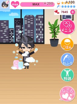 画像ギャラリー No.002のサムネイル画像 / 「スイートルームの眠り姫」ミニキャラをお世話する育成機能“育セレブ”が実装