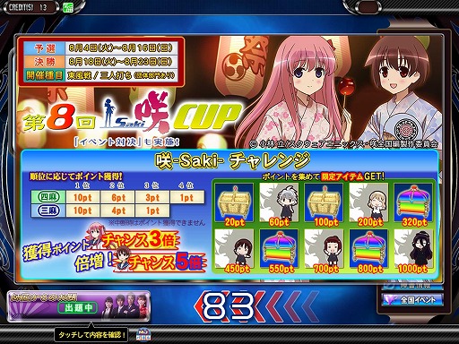 画像ギャラリー No.023のサムネイル画像 / 「MJ5R」と「MJ アプリ」,アニメ「咲-Saki-」とコラボした大会を開催