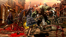 画像ギャラリー No.030のサムネイル画像 / シリーズ初のフルHDとなった「お姉チャンバラZ2 〜カオス〜」がPS4で10月30日発売。新システムを備えてよりハイスピード＆グロテスクに