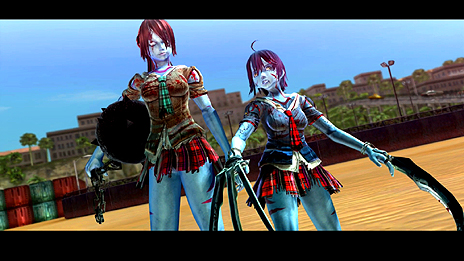 画像ギャラリー No.052のサムネイル画像 / シリーズ初のフルHDとなった「お姉チャンバラZ2 〜カオス〜」がPS4で10月30日発売。新システムを備えてよりハイスピード＆グロテスクに
