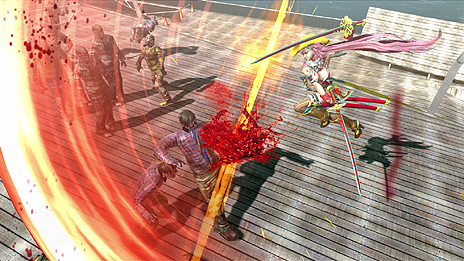 画像ギャラリー No.019のサムネイル画像 / PS4「お姉チャンバラZ2」，敵を圧倒する連撃「COOLコンビネーション攻撃」など“快感”を伴う多彩なアクションが公開