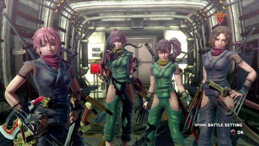 画像ギャラリー No.001のサムネイル画像 / 「お姉チャンバラZ2」，11月18日配信開始となるDLC第3弾は，大胆なスリットが姉妹の新たな魅力を演出する“忍者衣装”などをラインナップ