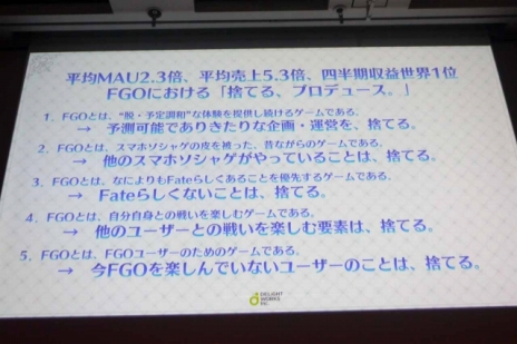 画像ギャラリー No.021のサムネイル画像 / ［CEDEC 2018］FGOにまつわる3つの物語。「ディライトワークス，FGO PROJECTをプロデュースする。〜 Fate/Grand Order 成長の軌跡 2015-2018 〜」レポート