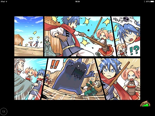 画像ギャラリー No.004のサムネイル画像 / 2014年秋配信予定のスマホ向け“巨神攻め攻めマンガRPG”「千年の巨神」とはどんなゲームなのか。メディア向け先行体験会で実機デモを体験したレポートを掲載
