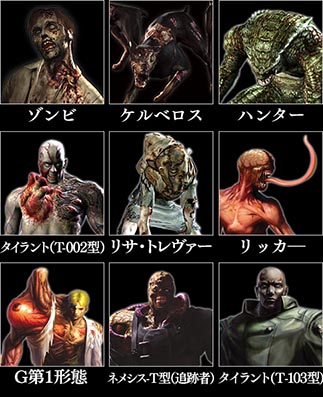 画像ギャラリー No.005のサムネイル画像 / 「バイオハザード HDリマスター」,CLUB96でクリーチャー人気投票キャンペーンが開催中