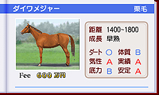 画像ギャラリー No.013のサムネイル画像 / 「ダービースタリオンGOLD」，インターネットを介して全国のプレイヤーと競走馬で競う「インターレース」の詳細や，新種牡馬/牧場/調教の情報が公開