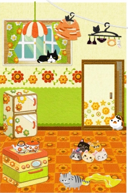 画像ギャラリー No.005のサムネイル画像 / 「にゃんパズル」が「フェリシモ猫部」とコラボ。壁紙やコラボアイテムが手に入る
