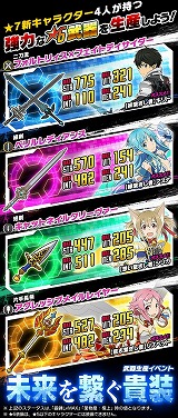 画像ギャラリー No.006のサムネイル画像 / 「SAO コード・レジスタ」，レアスカウトに★7キャラのユウキとリーファが登場