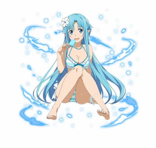 画像ギャラリー No.003のサムネイル画像 / 「SAO コード・レジスタ」，水着姿のアスナやリズベット達がレアスカウトに登場