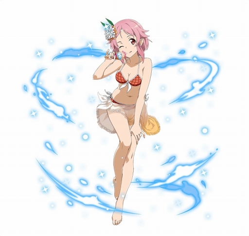 画像ギャラリー No.004のサムネイル画像 / 「SAO コード・レジスタ」，水着姿のアスナやリズベット達がレアスカウトに登場