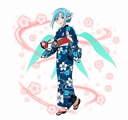 画像ギャラリー No.004のサムネイル画像 / 「SAO コード・レジスタ」，浴衣姿のヒロインがレアスカウトに登場